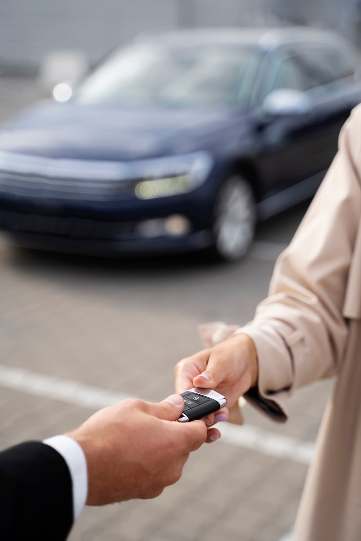 mulher independente financeira comprando carro novo 23 2149571906