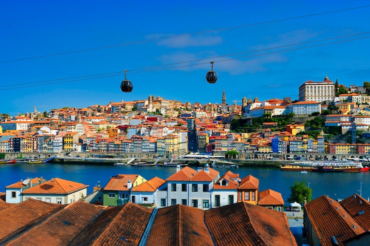 vista famosa do rio porto e douro portugal europa 268835 3493